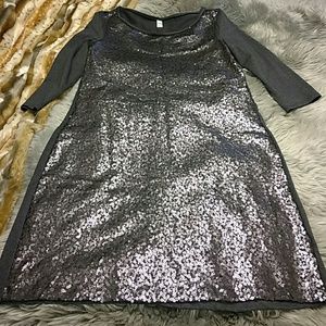 Old Navy Knit and Sequin Dress